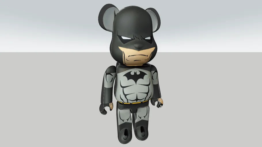 Be@rbrick  Bearbrick  庫柏力克熊-蝙蝠俠