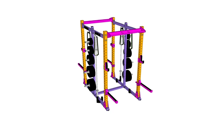 875-4 Double Half Rack