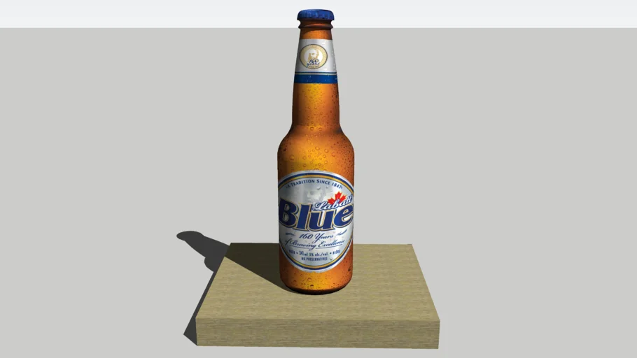 sketchup beer bottle