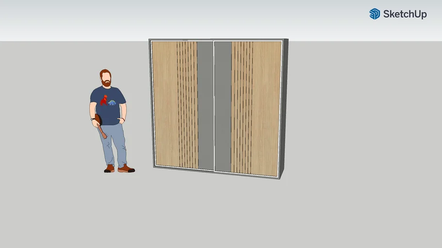 Sliding wardrobe 