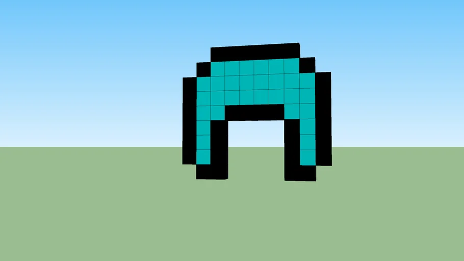 minecraft diamond helmet