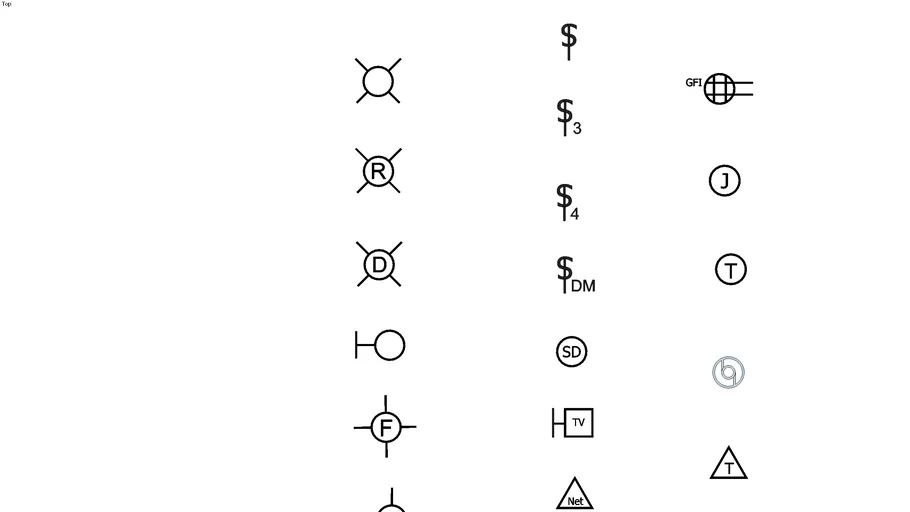 2D Electrical Symbols