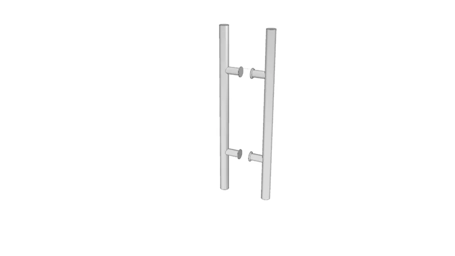 600mm Push or pull bar style entry door handle | 3D Warehouse