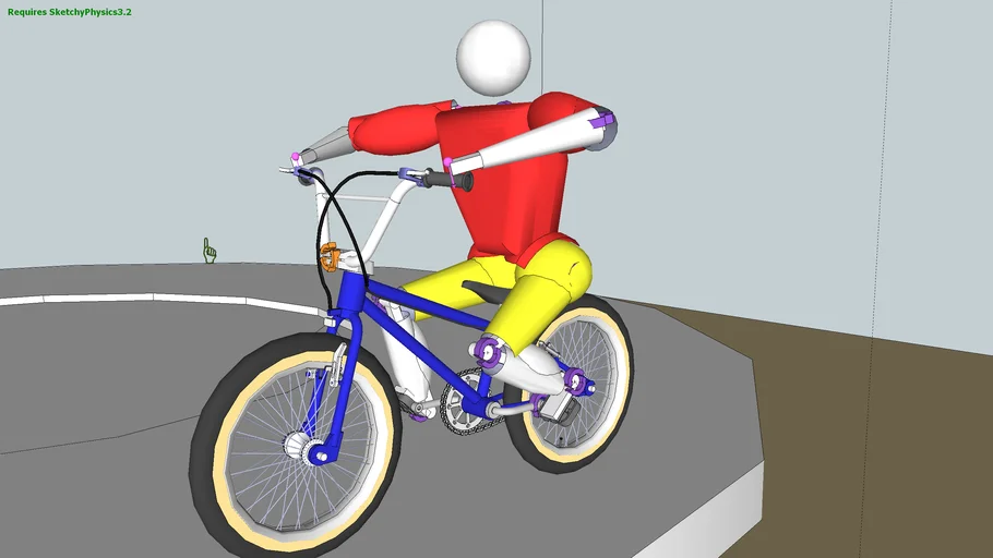 BMX Bike with Rider - Sketchy
