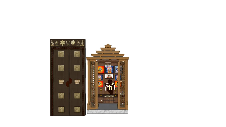 pooja door