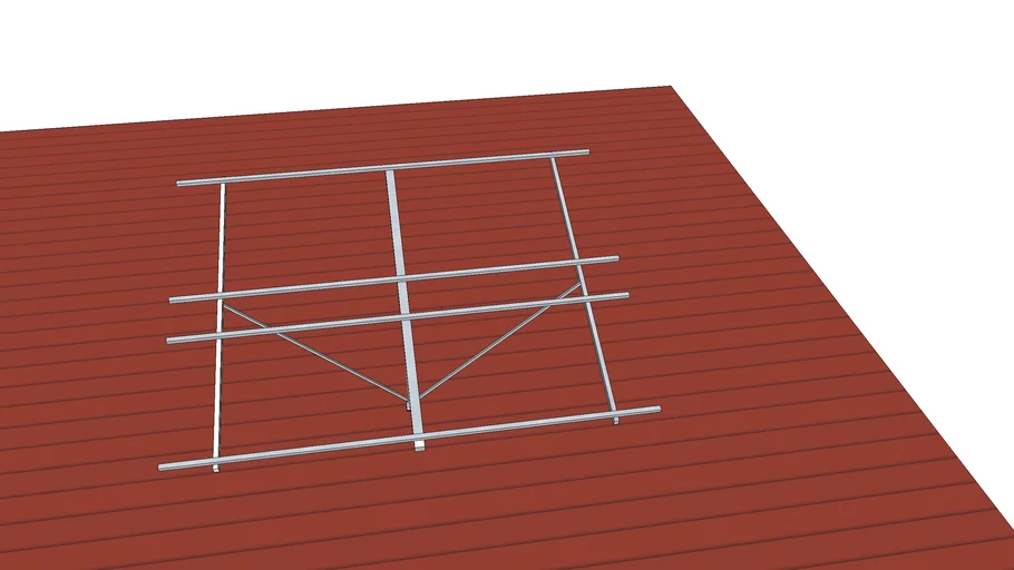 Solar water pumping structure