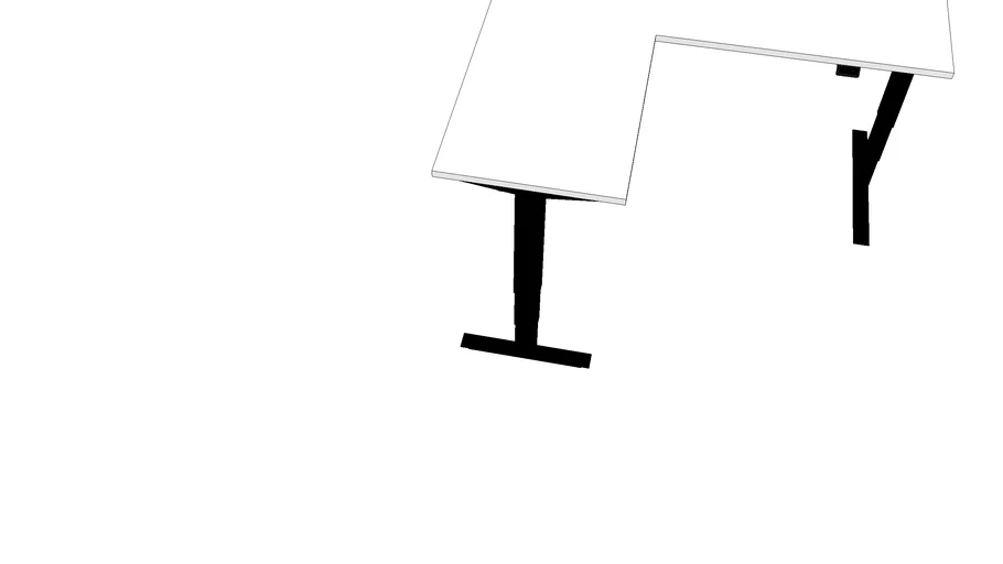 Lavoro Sit Stand L Shape Desk