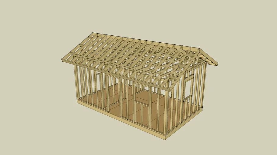 Gable Roof Framing Study