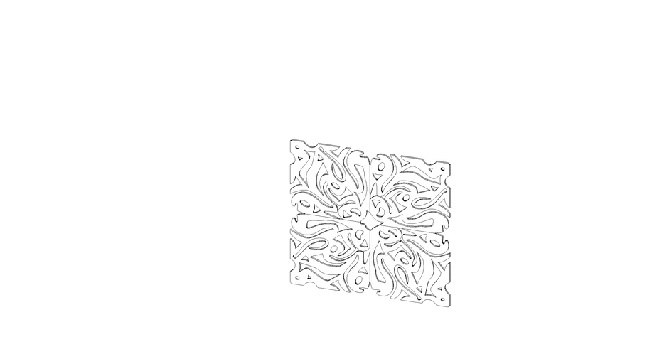 Silhouette Tile - SWIRLS
