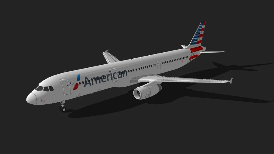 American Airlines (2016) Airbus A321-231 Wingtip Fences 