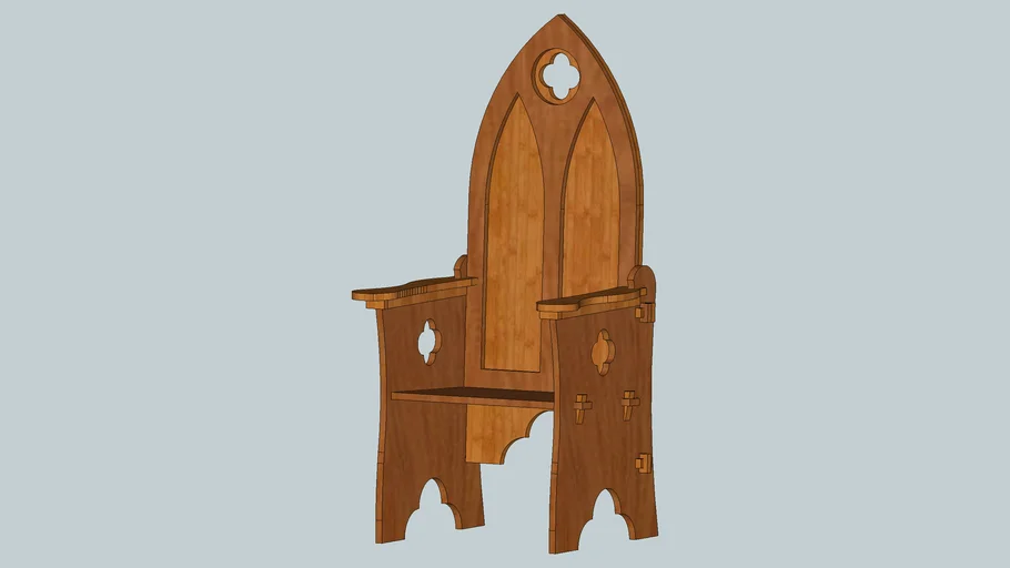 Gothic Plywood Chair