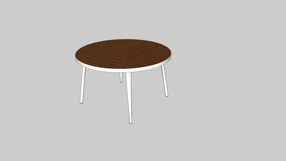 Elevation 52" Round Thermory Table