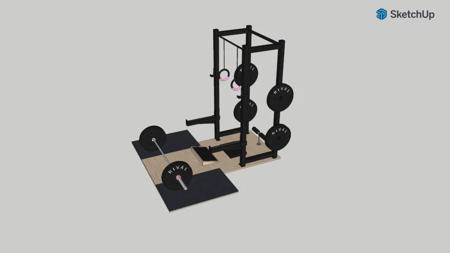 power rack and platform