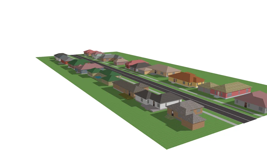Low Poly Houses