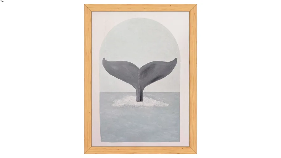 Leaf Ateliê - Quadro Calda da Baleia