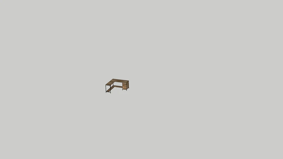 West Elm Industrial Modular Desk Set