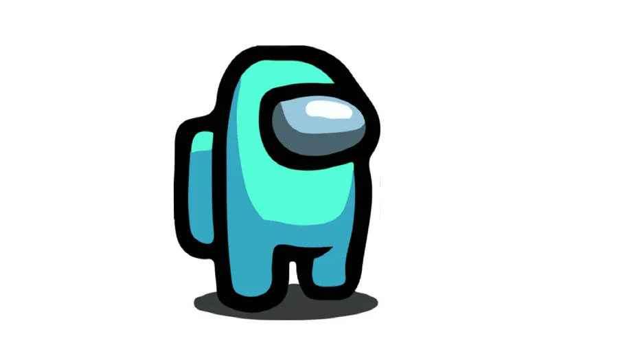 AmongUs Character (Cyan)