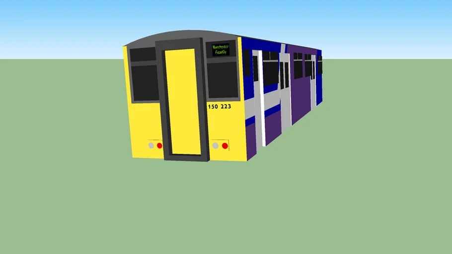 Class 150 Train - Sketchby