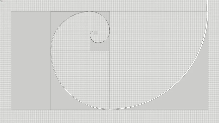 Simple Drawing of the Golden Ratio