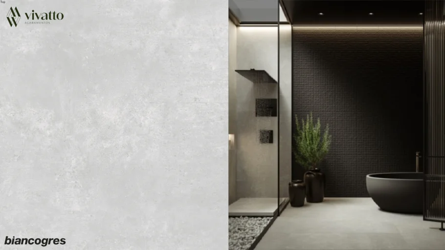Tribeca Grey 90x90 cm - Biancogres Porcelanato