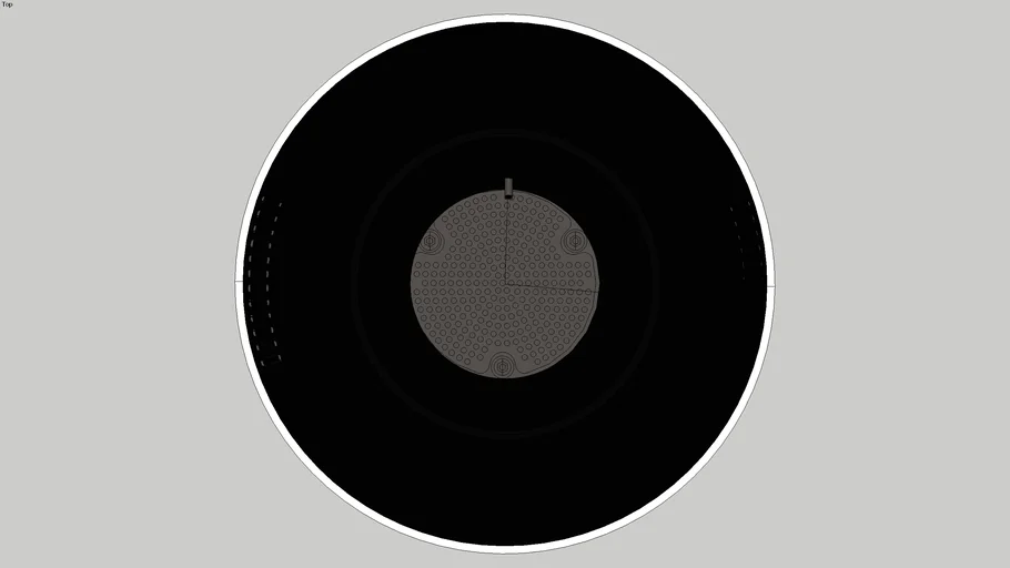 Coifa Tramontina Tubo Isla Redonda 35cm