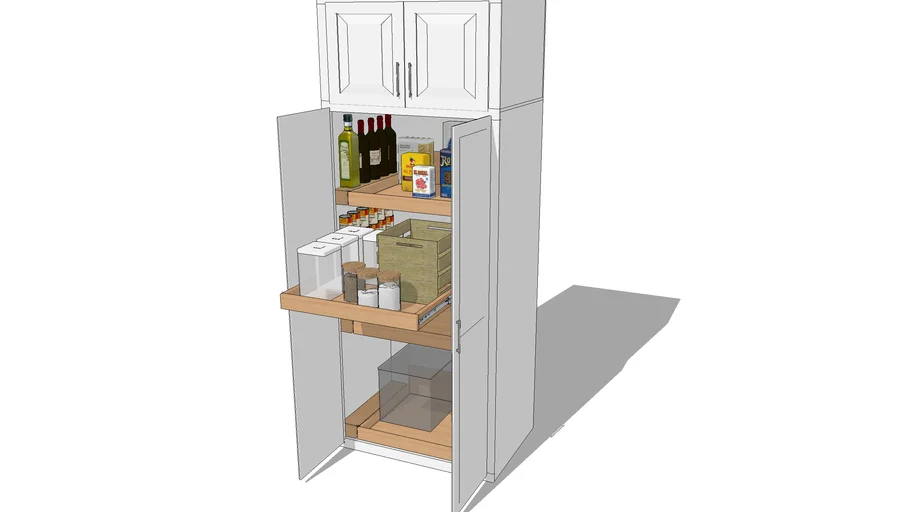 Old Pantry Cabinet Retrofit