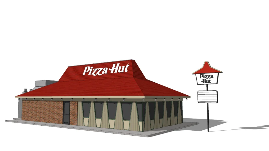 Vintage Pizza Hut Restaurant