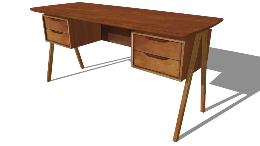 JANEIRO, Bureau vintage en manguier L 165 cm, Maisons du monde, ref : 156550, prix : 499,90 €