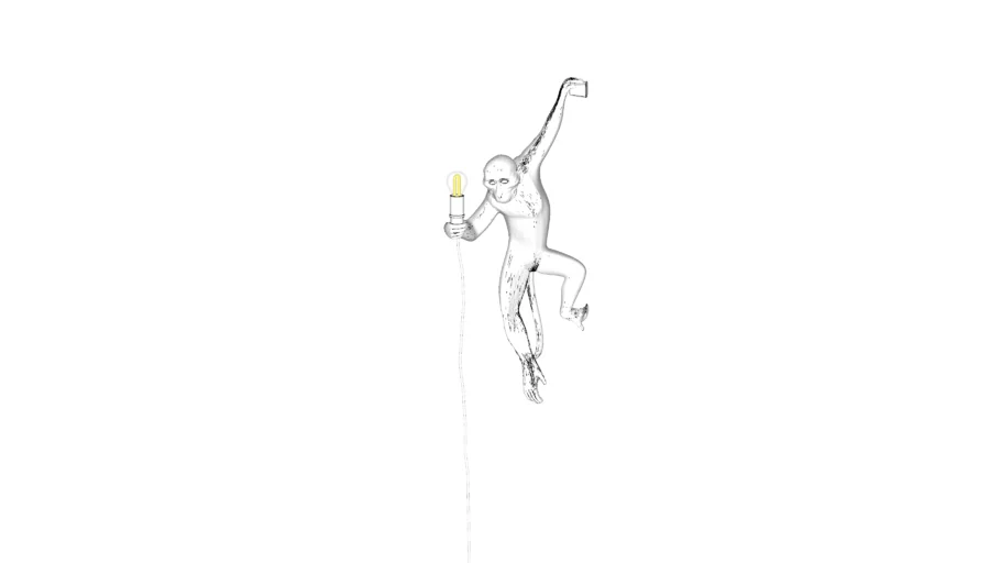 SELETTI The Monkey Lamp  Hanging Version Left