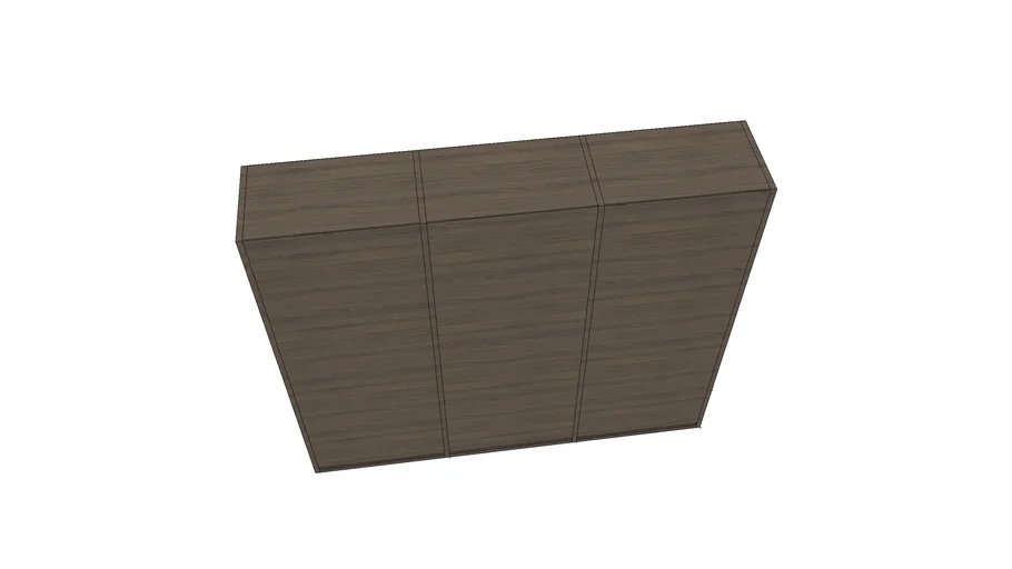 poliform walk-in closet SENZAFINE(3 section)