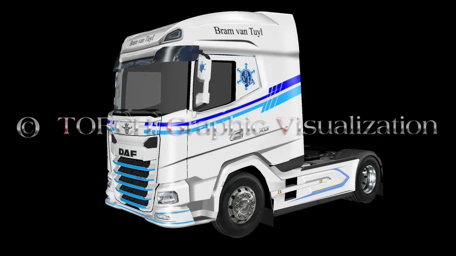 Daf XG  Bram van Tuyl & Zn, internationaal koel- en vriestransport B.V.