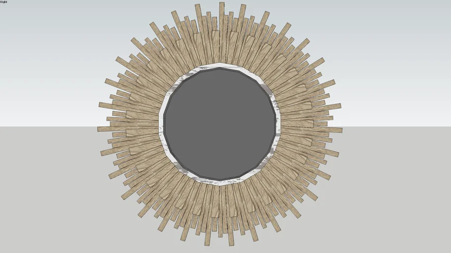 RAW WOOD MIRROR