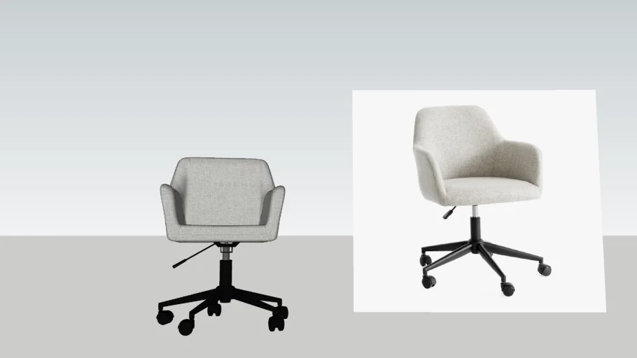 POTTERYBARN - Carson Upholstered Swivel Desk Chair