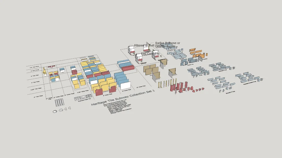Heritage Tile Subway Ceramics Collection