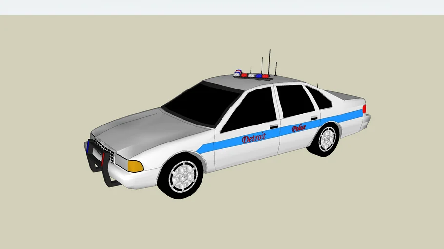Detroit Police Car