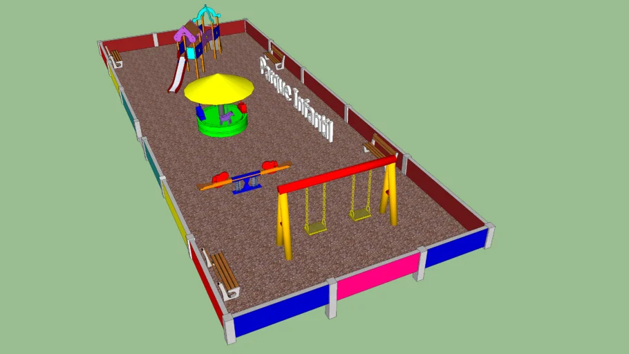 Conjunto de juegos infantiles