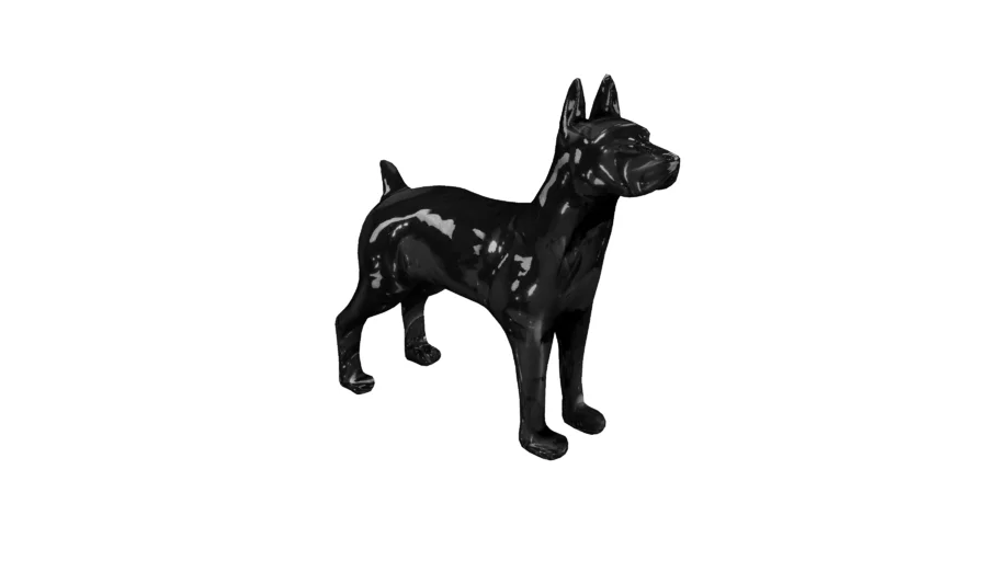38403 Deco Figurine Toto XL Black 180cm