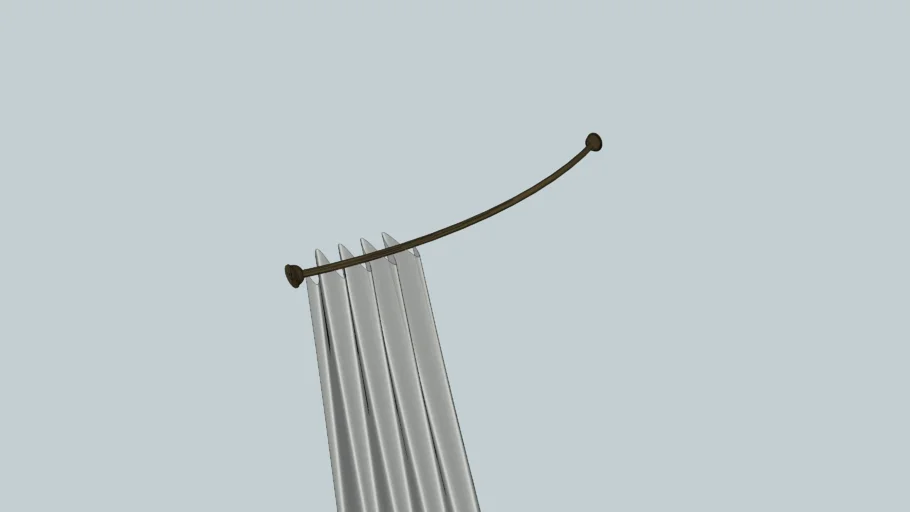 Curved Shower Curtain Rod