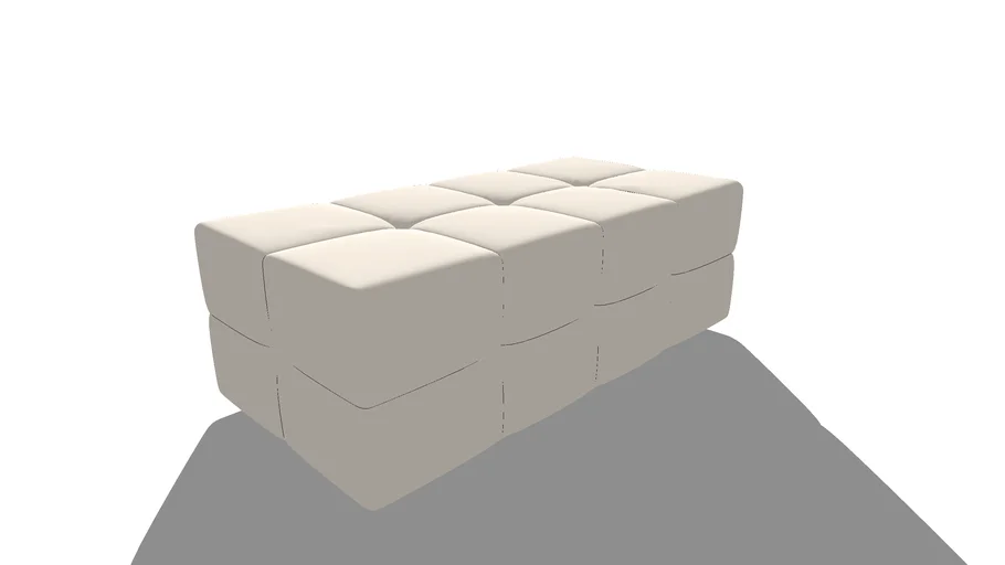 Puff de Couro (Vray Ready)