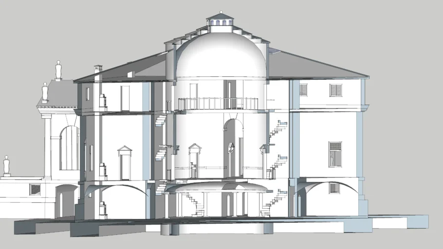 Villa La Rotonda, solid