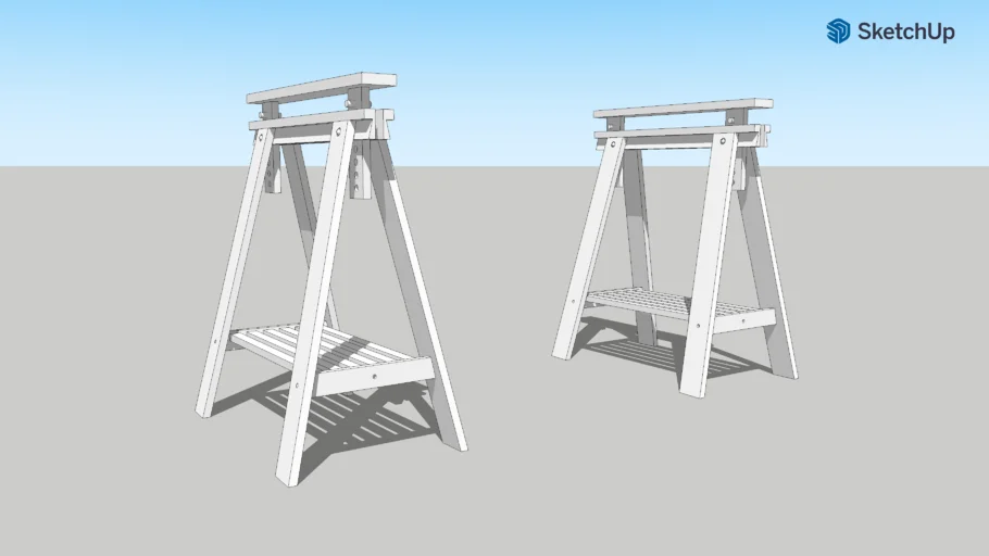 Ikea Trestle - To Scale!