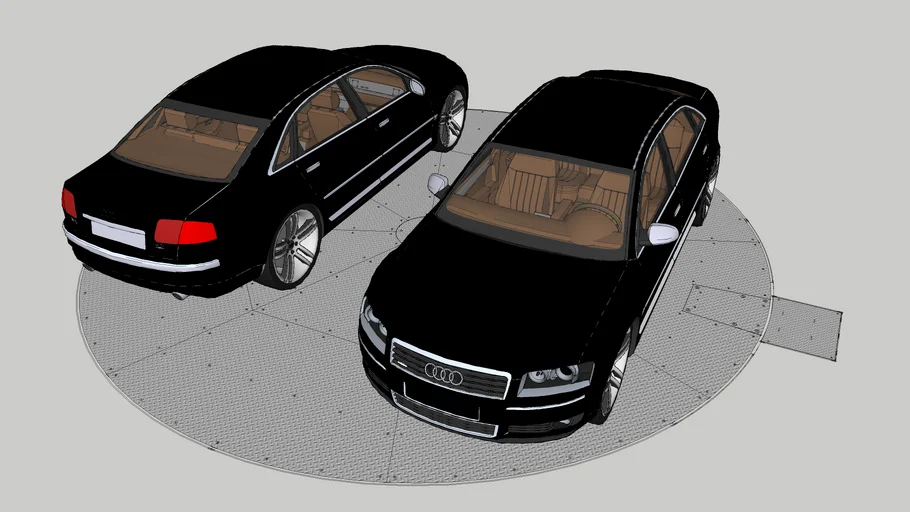 Car Turntable IG6500 mm Diameter (Dual Vehicle)