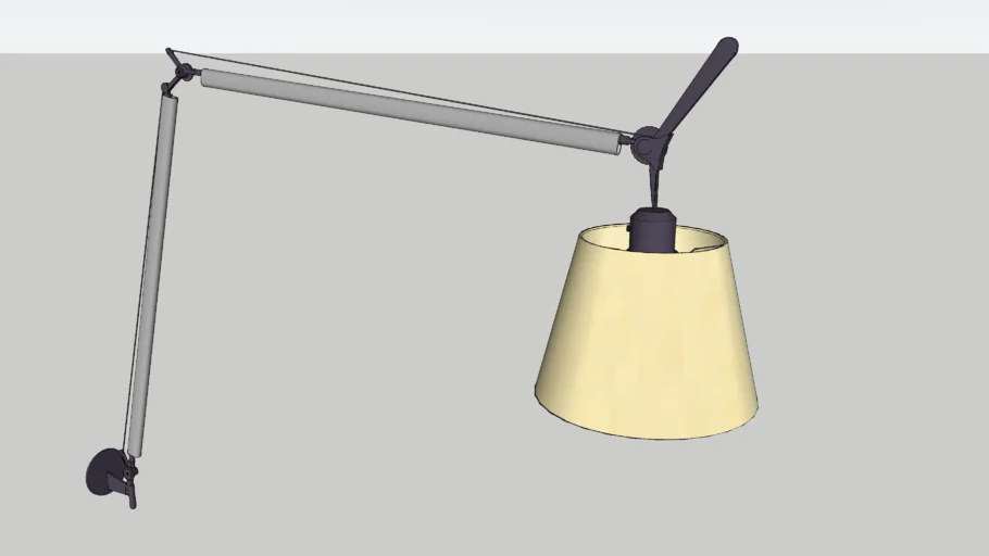 lampada stile Tolomeo Mega