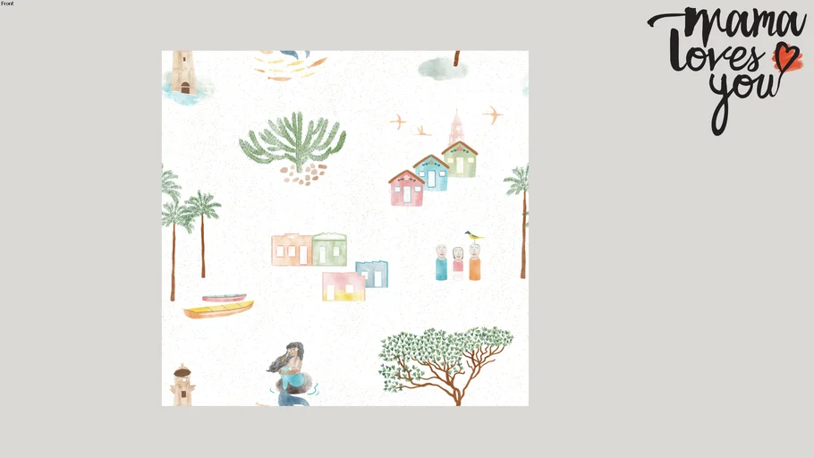 PAPEL DE PAREDE MIÚDA SÃO FRANCISCO