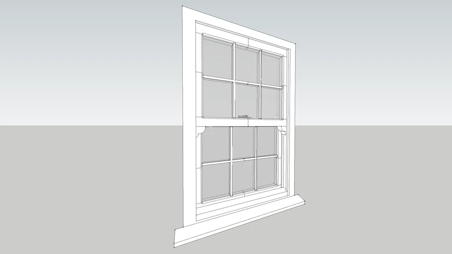 Simple Traditional Sash Window