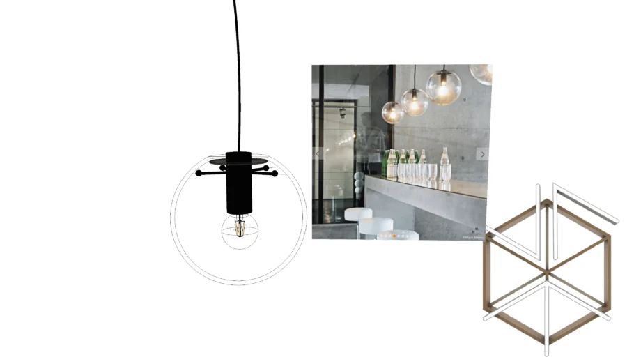 Glass Pendant Light