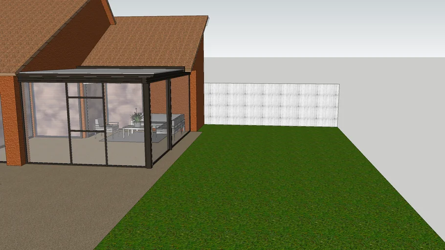 Rendering Happy House Outdoor Living