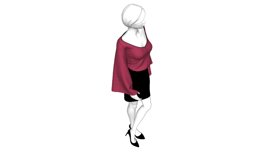 Realistic Female Mannequin Model