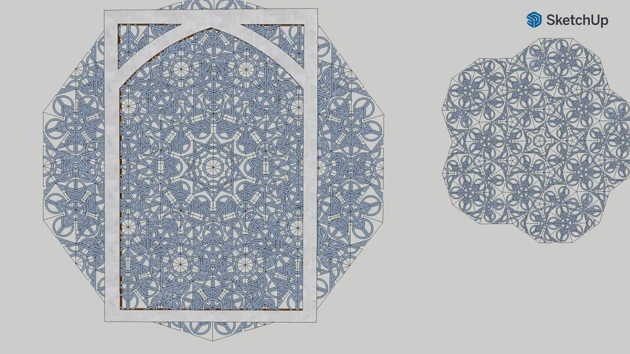 Jali Islamic window screen