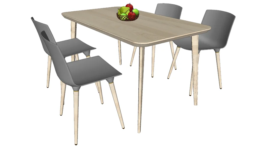 IKEA - LISABO DINING TABLE SET